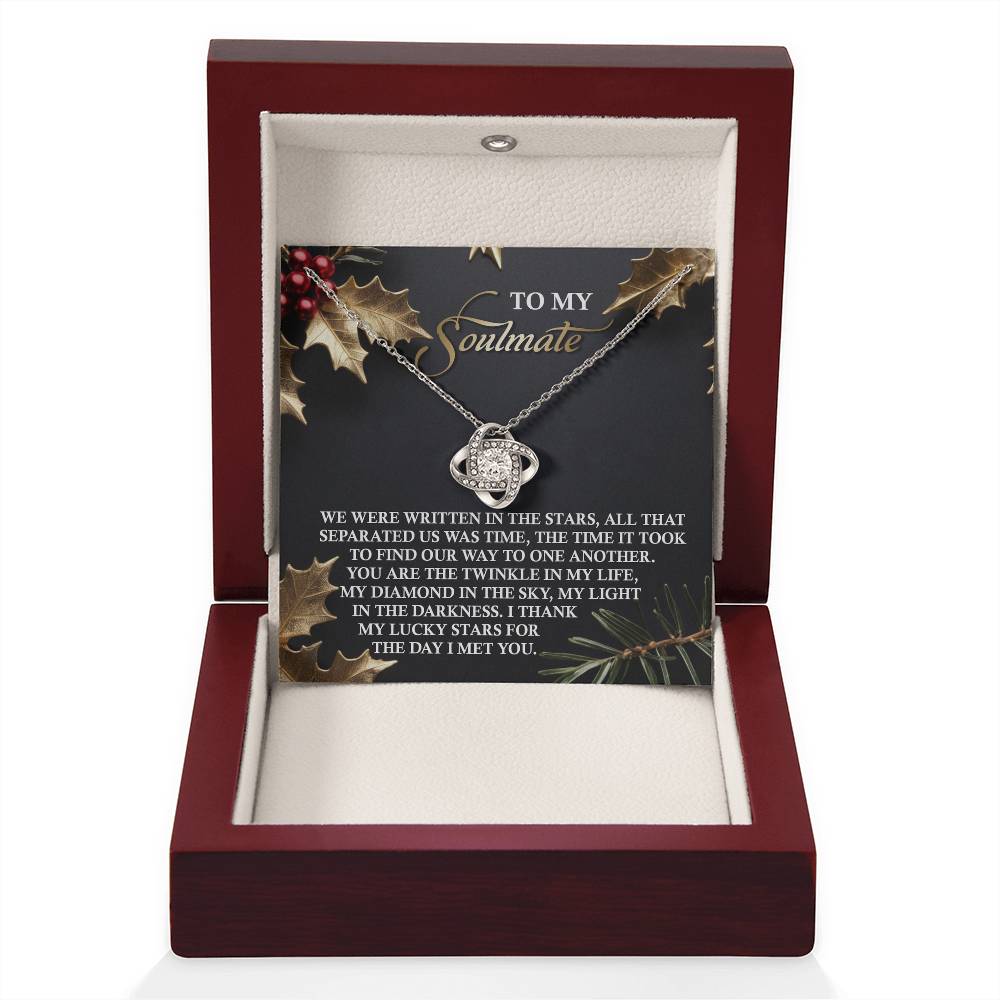 Soulmate Jewelry Gift - Knot Of Love Necklace - In The Stars