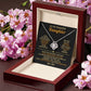 To My Daughter - I'm Your Biggest Fan - Eternal Love Knot Necklace - Luxury Gift Box with LED - Price Includes Free Shipping