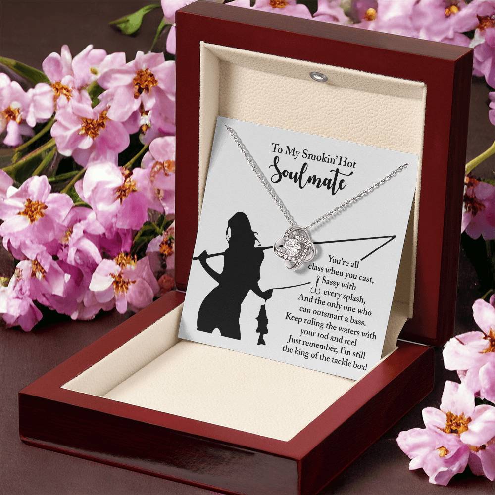 To My Soulmate Jewelry Gift - Ruling The Waters - Love Knot Necklace