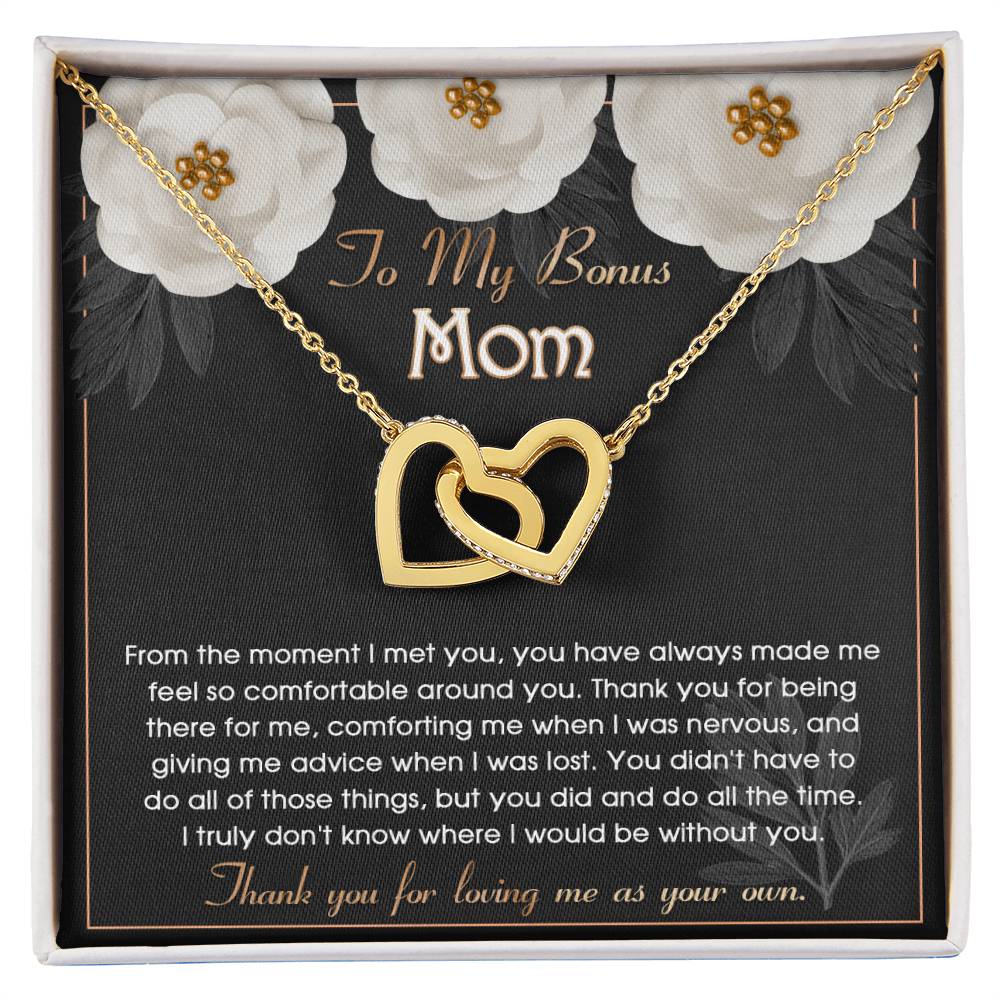 Bonus Mom Gift - Locked Hearts Necklace - All The Time