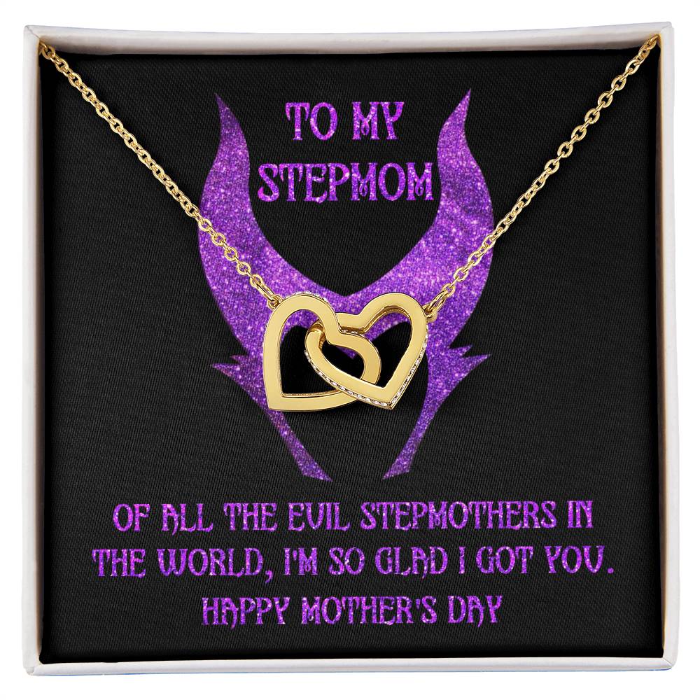 Stepmom Gift - I Got You - Locked Heart Necklace