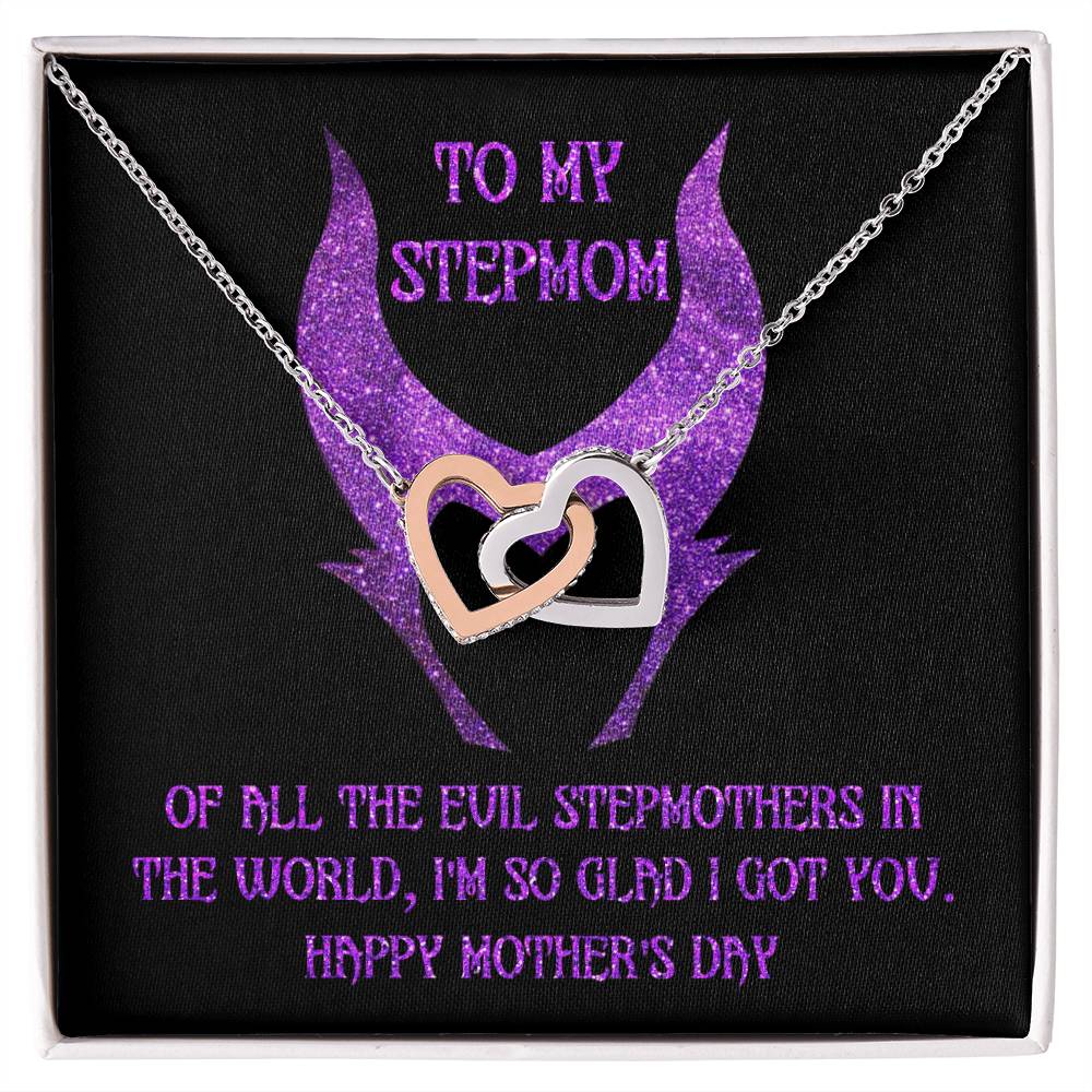 Stepmom Gift - I Got You - Locked Heart Necklace