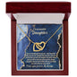 To My Daughter - Interlocking Hearts Necklace -As You Are