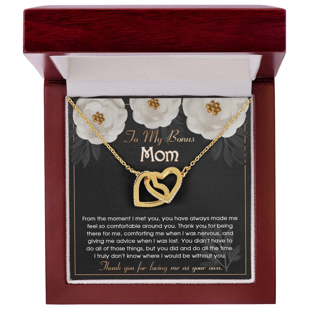 Bonus Mom Gift - Locked Hearts Necklace - All The Time