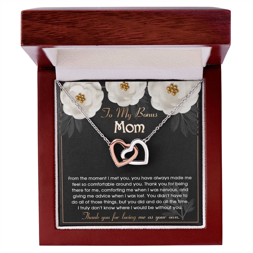 Bonus Mom Gift - Locked Hearts Necklace - All The Time