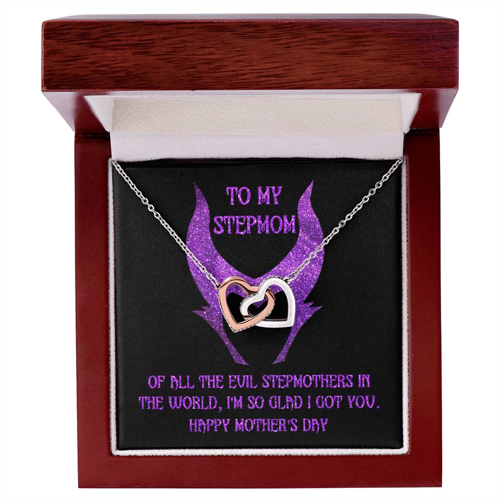 Stepmom Gift - I Got You - Locked Heart Necklace