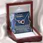 To My Daughter - Interlocking Hearts Necklace -As You Are