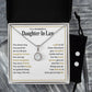 Daughter-in-Law Necklace Gift from Father-in-Law | Jewelry Set