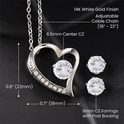 Forever Love Necklace and Earring Set - Template - April 24 2023