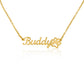 Dog Mom Personalized Name Necklace - Best Dog Mom In The World