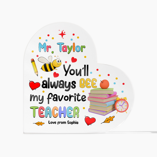 My Favourite Teacher Design 7