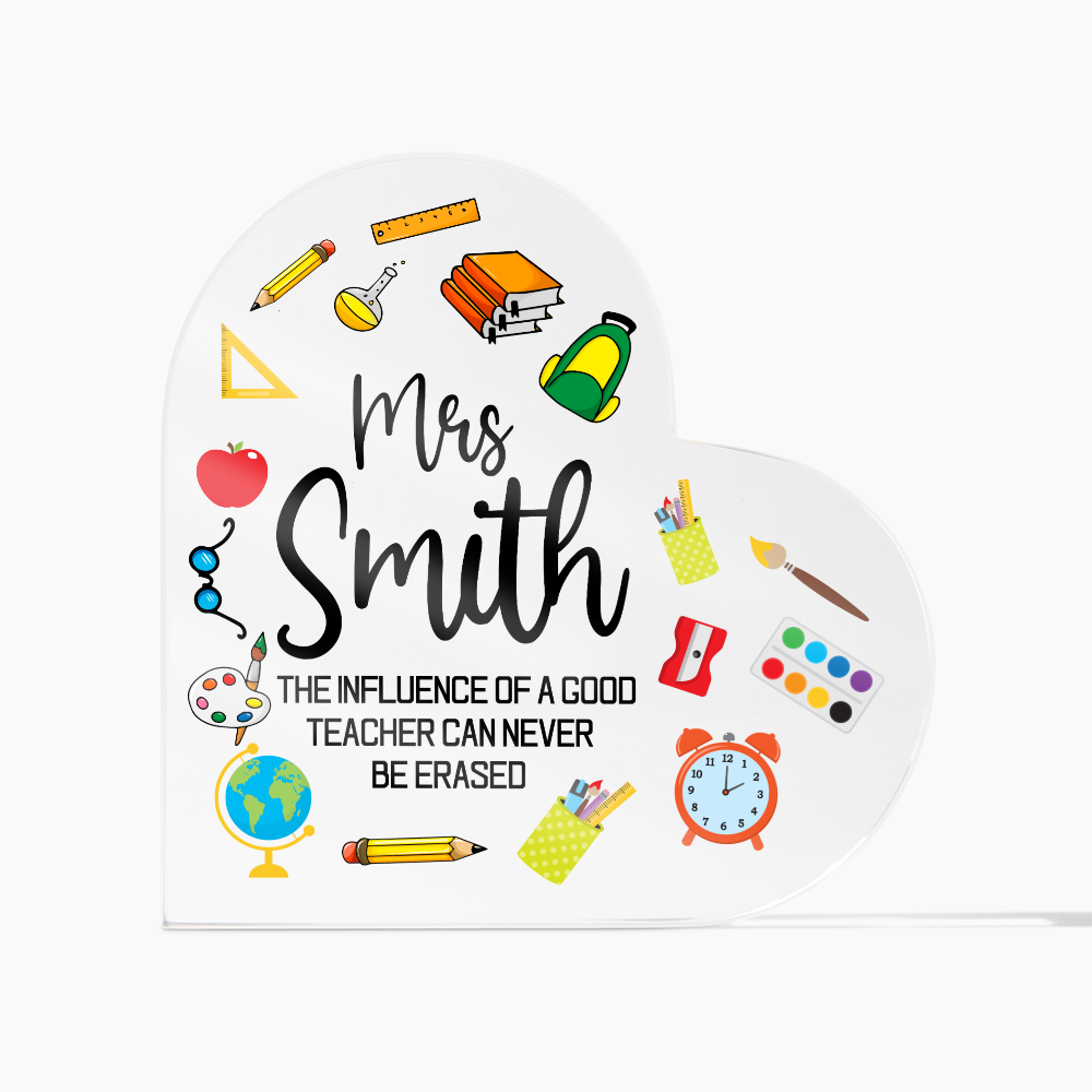 Influence of a good teacher Design 3