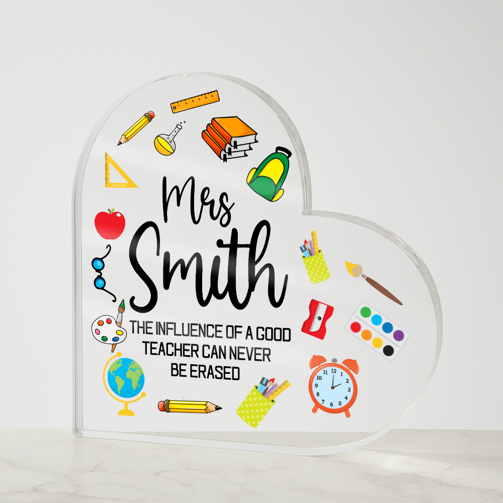 Influence of a good teacher Design 3