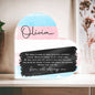 Transgender Pride Heart Shaped Acrylic Plaque - Personalized