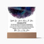 Personalized Gift - Infinite Love - Personalized Acrylic Plaque