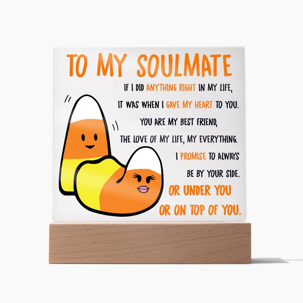 Soulmate-By Your Side-Acrylic Acrylic - Square Template