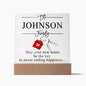 Personalized House Warming Gift - Acrylic Sign