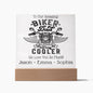Personalized Gift For Dad - Amazing Biker Dad Acrylic Plaque