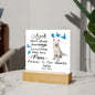Husky Memorial Square Acrylic Sign Plaque