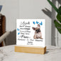 French Bulldog Memorial Square Acrylic Sign Plaque