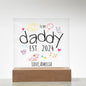 Personalized New Dad Gift - Established Acrylic Plaque