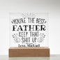 Personalized Dad Gift - You're The Best Acrylic Plaque