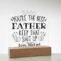 Personalized Dad Gift - You're The Best Acrylic Plaque