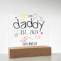 Personalized New Dad Gift - Established Acrylic Plaque