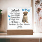 Labrador Retriever Memorial Square Acrylic Sign Plaque