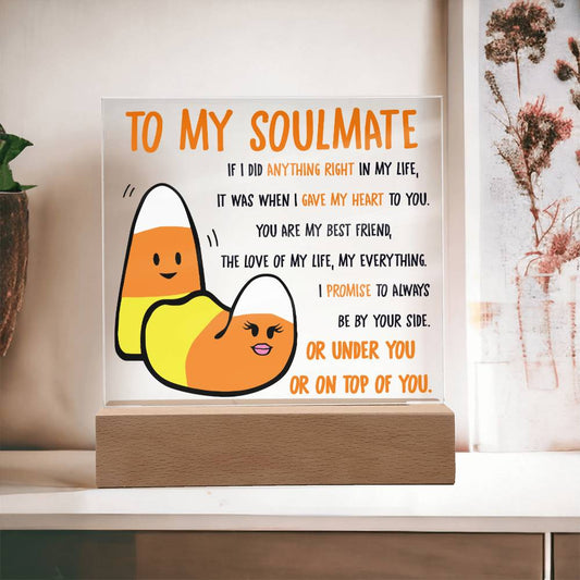 Soulmate-By Your Side-Acrylic Acrylic - Square Template