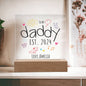 Personalized New Dad Gift - Established Acrylic Plaque