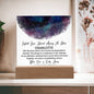 Personalized Gift - Infinite Love - Personalized Acrylic Plaque