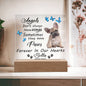 Personalized Pet Memorial Square Acrylic Sign Plaque