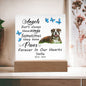 Boxer Memorial Square Acrylic Sign Plaque