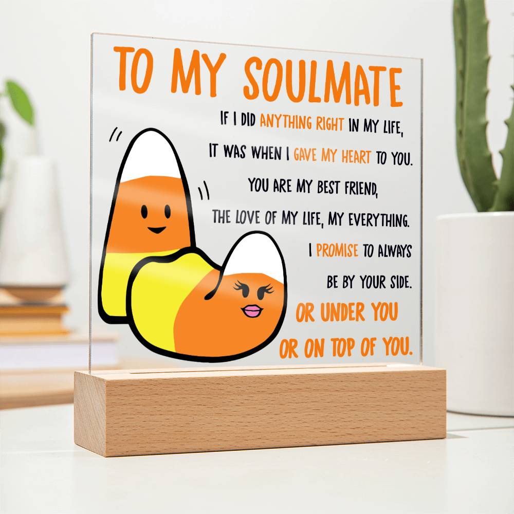 Soulmate-By Your Side-Acrylic Acrylic - Square Template