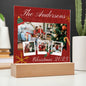 Personalized Family Christmas Memories Acrylic Plaque Table Top Display Gift