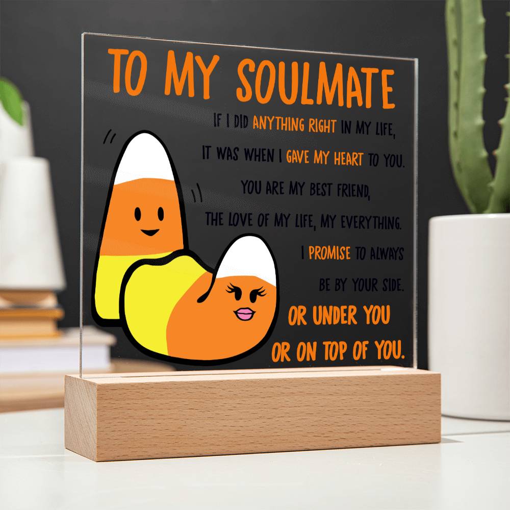 Soulmate-By Your Side-Acrylic Acrylic - Square Template