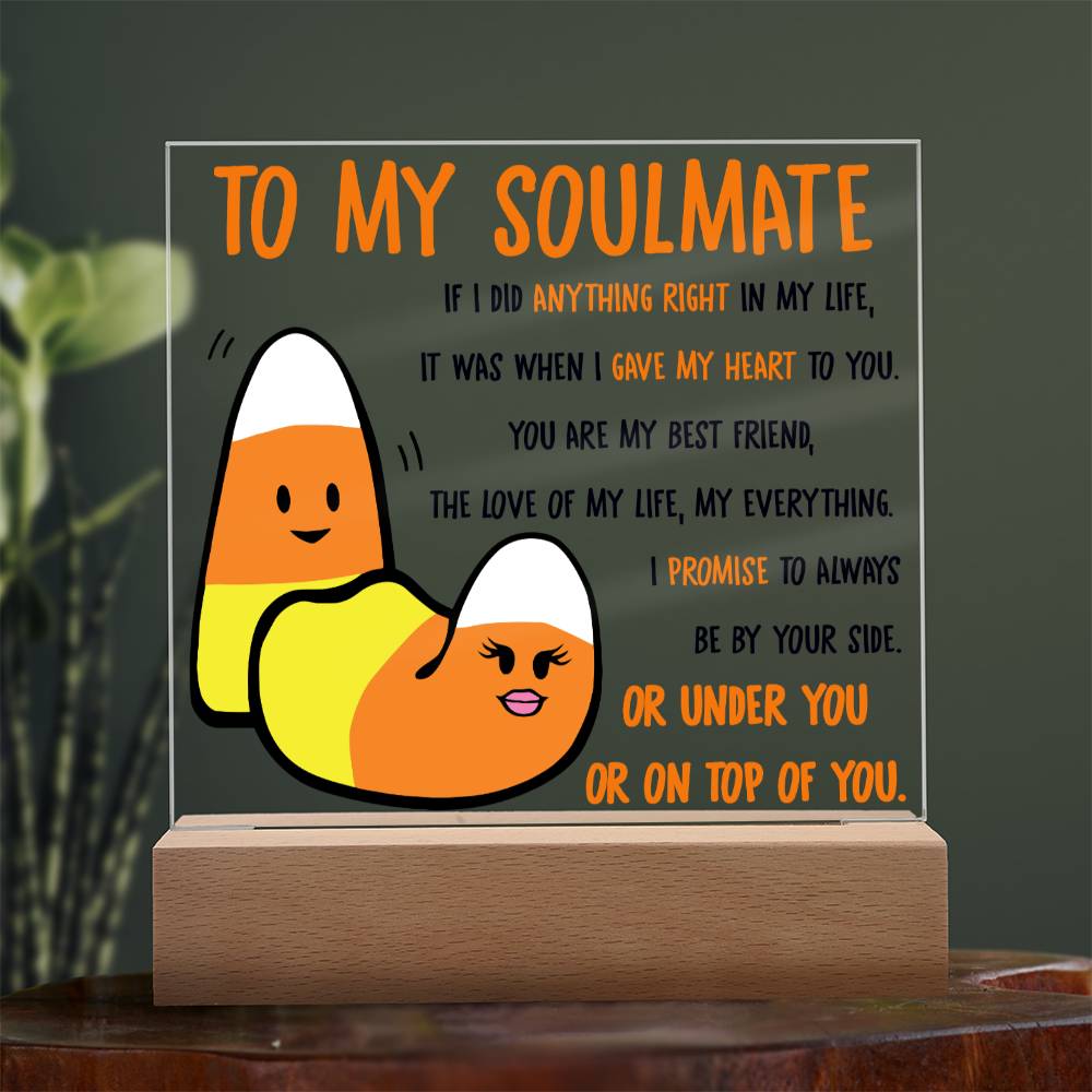 Soulmate-By Your Side-Acrylic Acrylic - Square Template