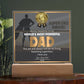 Dad Gift-Super Dad Award-Square Acrylic Plaque