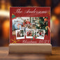 Personalized Family Christmas Memories Acrylic Plaque Table Top Display Gift