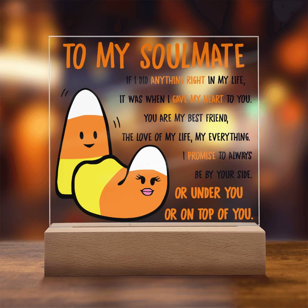 Soulmate-By Your Side-Acrylic Acrylic - Square Template