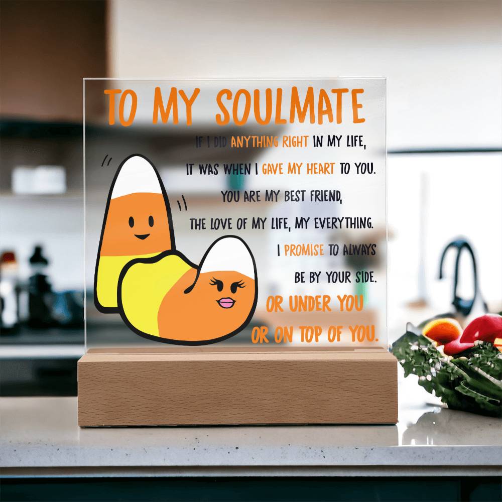 Soulmate-By Your Side-Acrylic Acrylic - Square Template