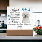 Poodle Memorial Square Acrylic Sign Plaque