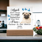 Pug Memorial Square Acrylic Sign Plaque