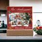 Personalized Family Christmas Memories Acrylic Plaque Table Top Display Gift