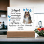 Sheltie Memorial Square Acrylic Sign Plaque