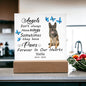 German Sheppard Memorial Square Acrylic Sign Plaque