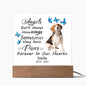 Beagle Memorial Square Acrylic Sign Plaque