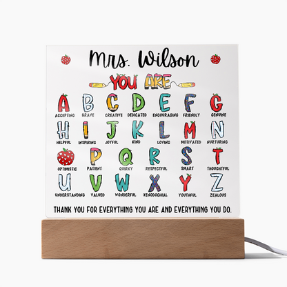 Teacher You Are Pers