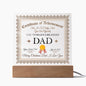 Dad Christmas Gift - Acrylic Plaque - Personalized - Officially The World's Greatest Dad
